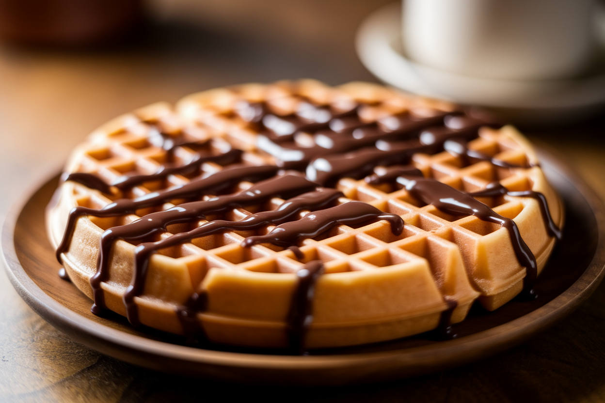 gaufre-nutella-assiette-bois-cuisine