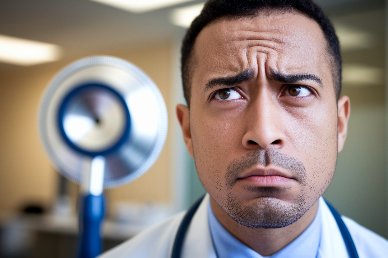 grosplan-medecin-perplexe-stethoscope
