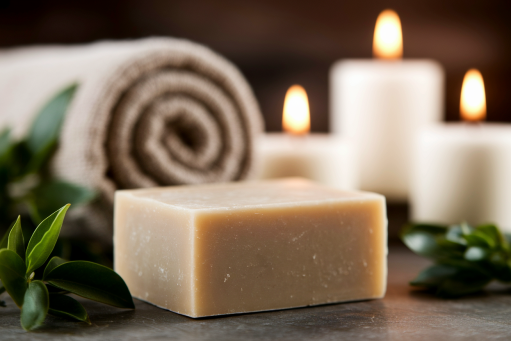 savon-naturel-pierre-serviette-bougies