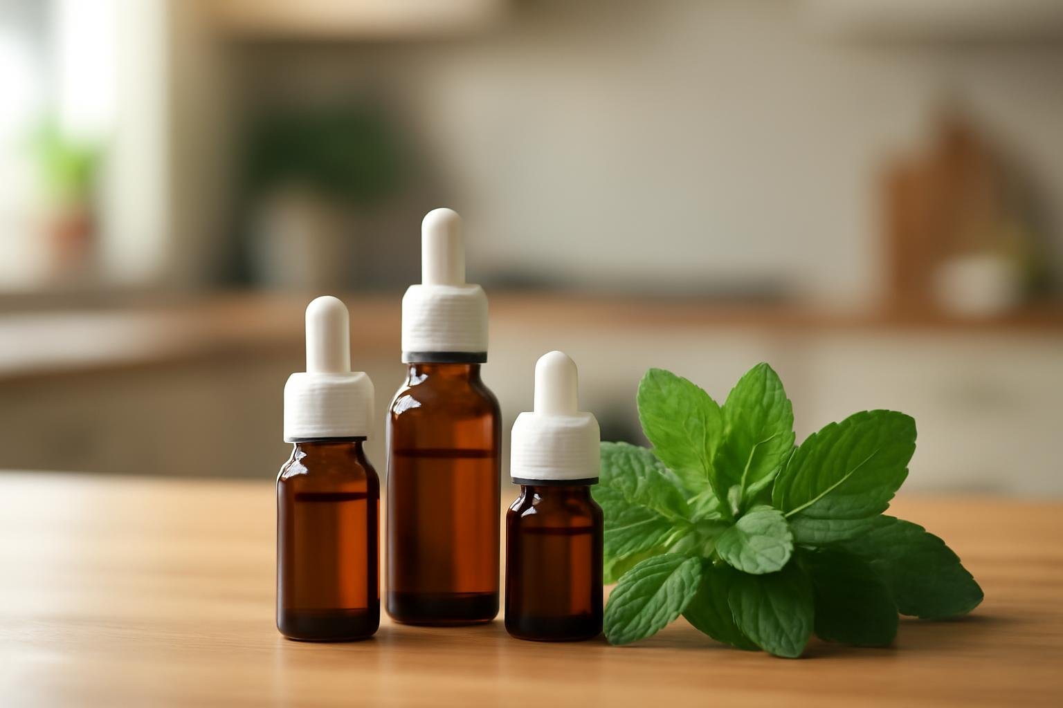 bouteilles-homeopathiques-menthe-cuisine-calme