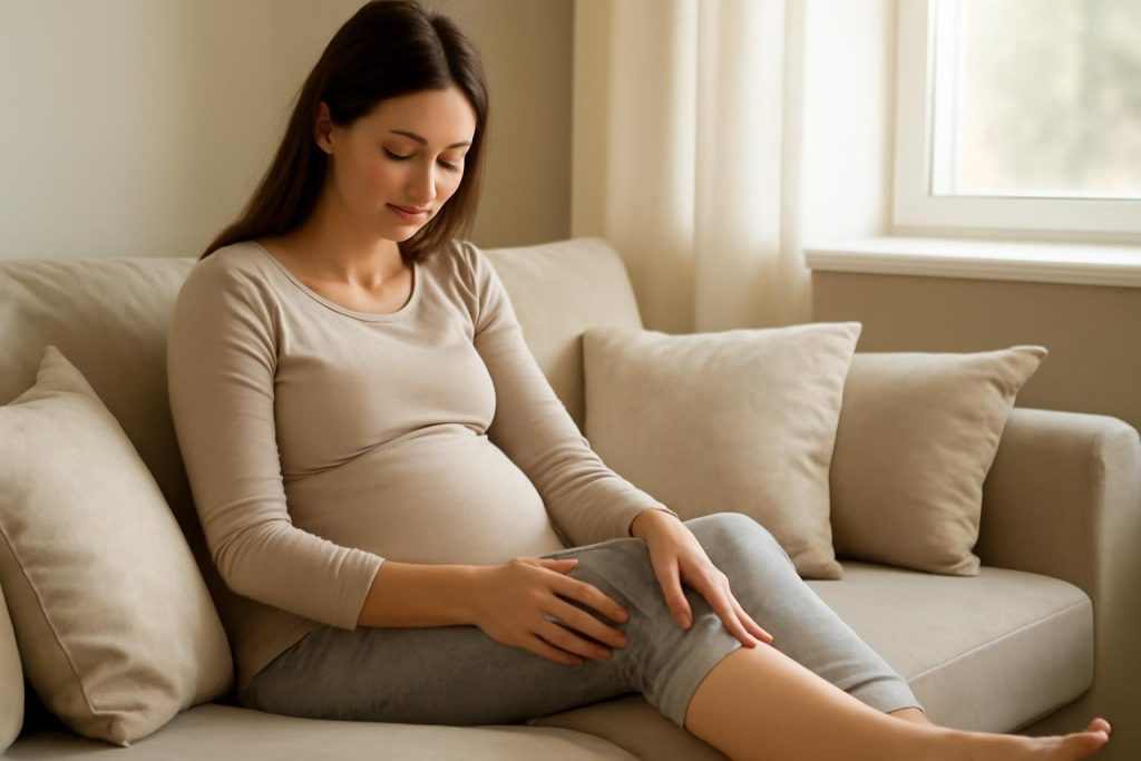 femme-enceinte-canape-lumiere-naturelle
