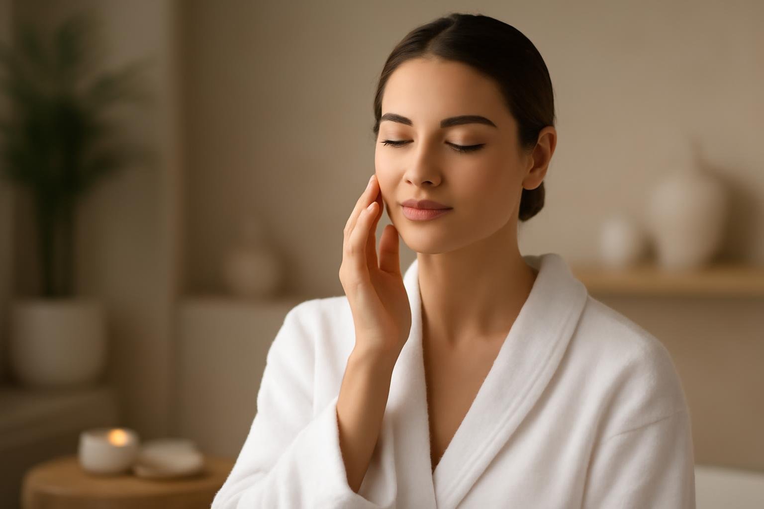 femme-spa-moderne-decor-minimaliste