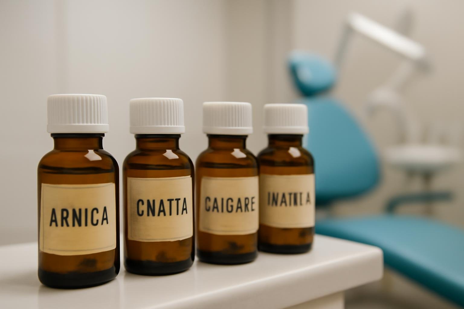 flacons-homeopathie-etagere-clinique-dentaire
