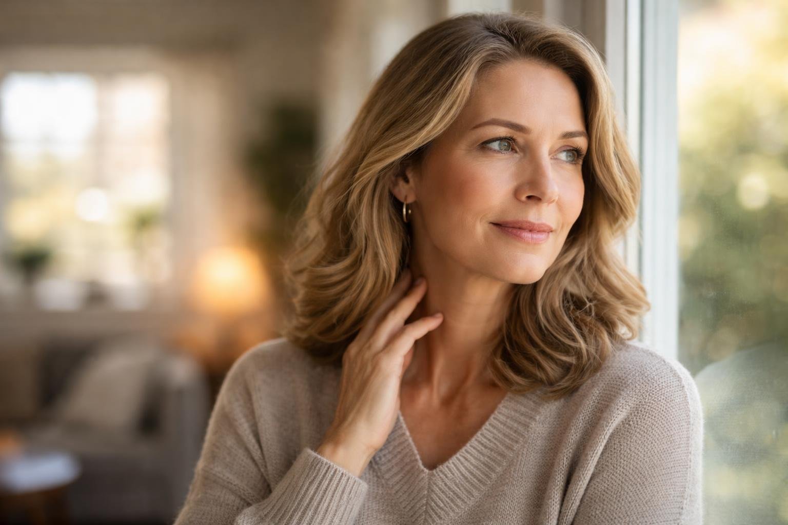 femme-age-moyen-fenetre-lumiere