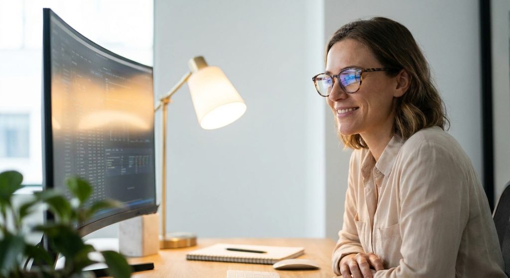Fatigue visuelle, écrans, lumière bleue : quand de bonnes lunettes changent tout
